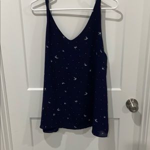 Reversible navy shirt